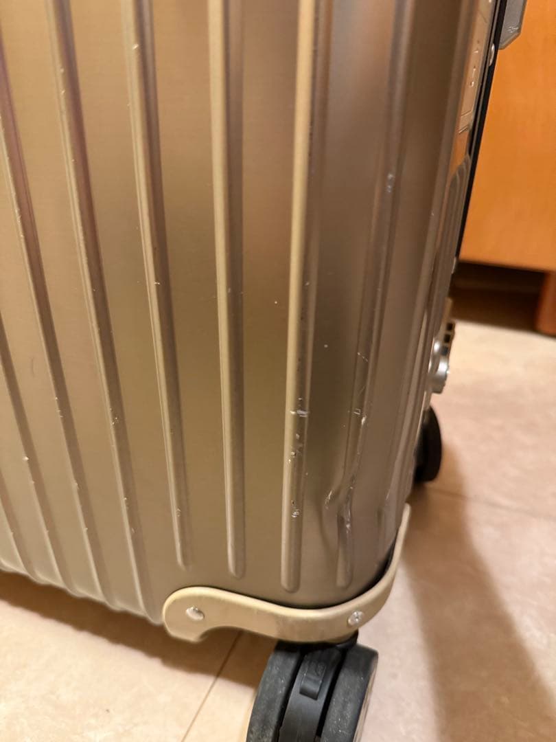 最終お値下げ‼️RIMOWAトパーズチタニウム 85L Check-In L