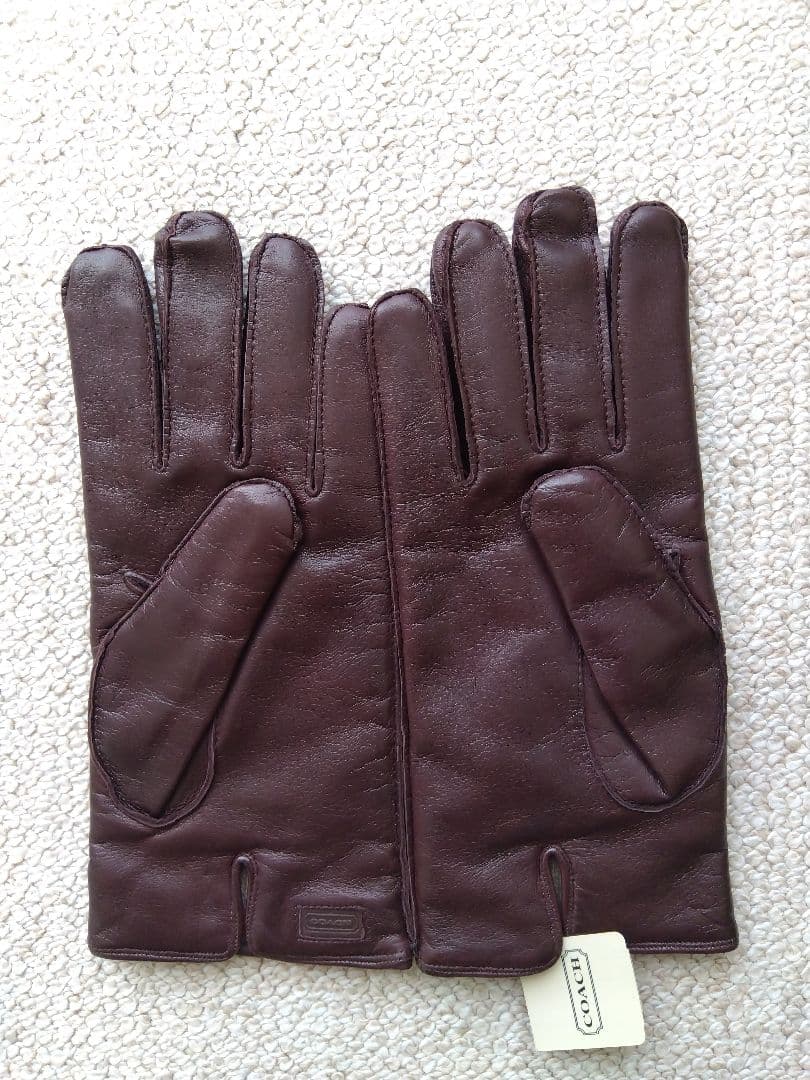 COACH(コーチ)革手袋　男性