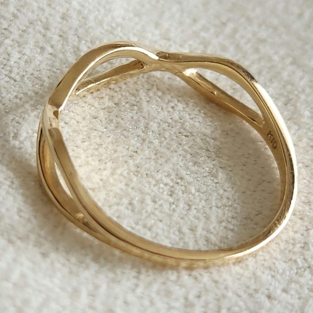 『yuu』クロスライン♡11号【ノワールドプーペ】K10 ゴールドリング☆