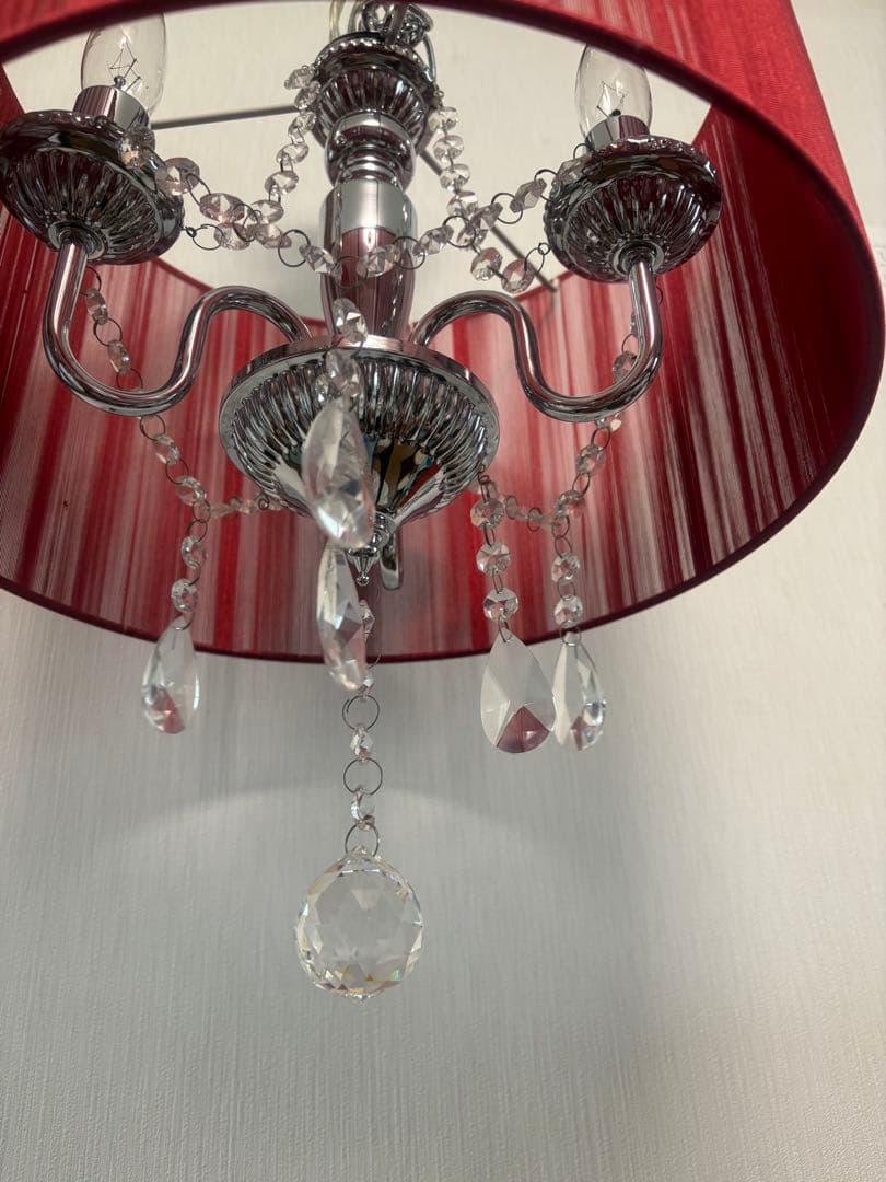 TOGA⭐️シャンデリア ✳︎赤✳︎照明器具