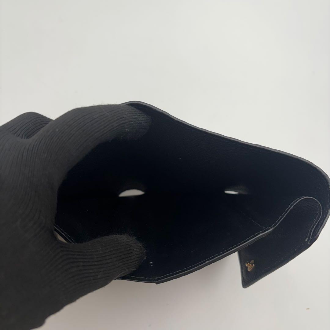 極美品　ルイヴィトン ポルトフォイユ ヴィクトリーヌ アンプラント　黒