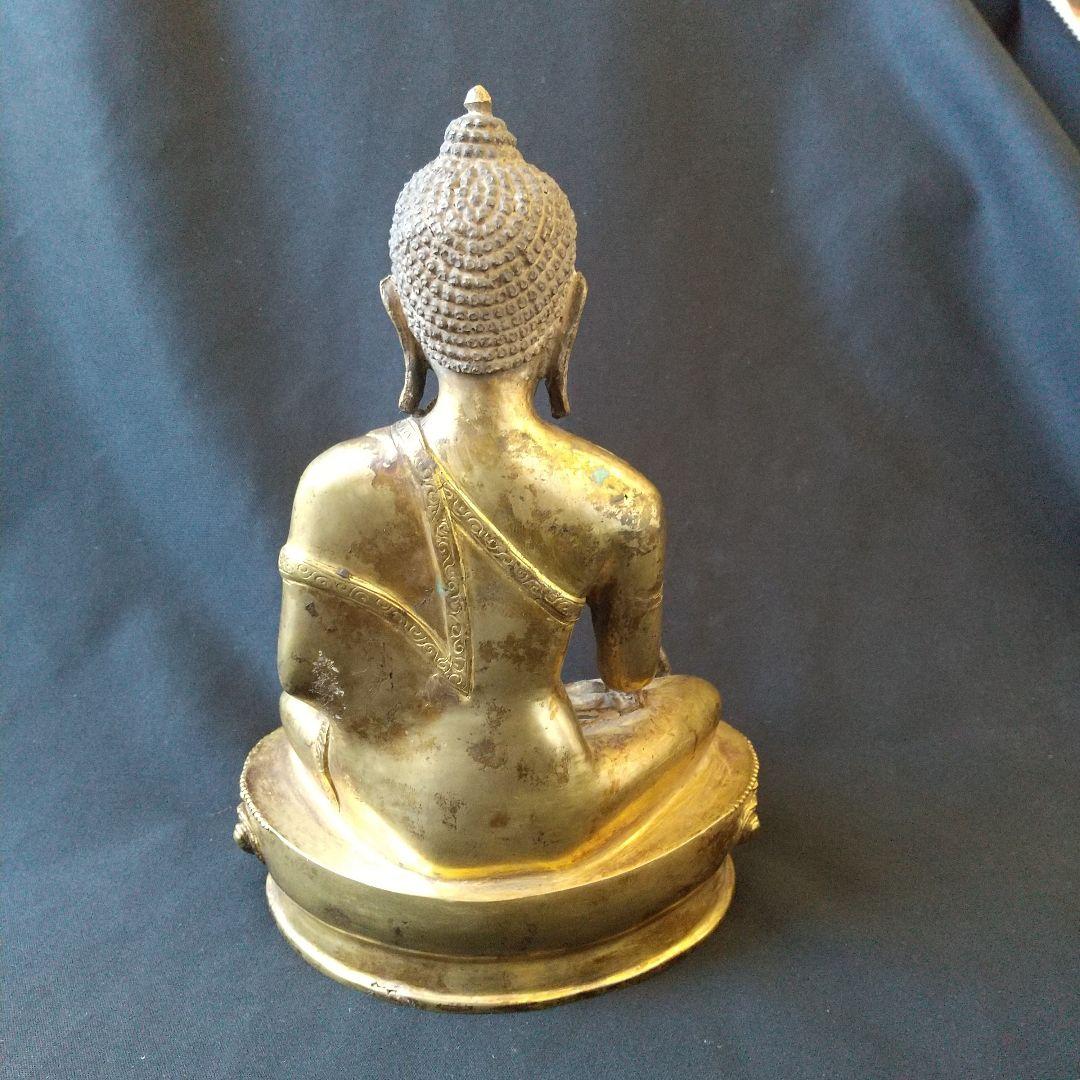 金銅  ラピスラズリ  仏像  貴重  骨董  茶道具