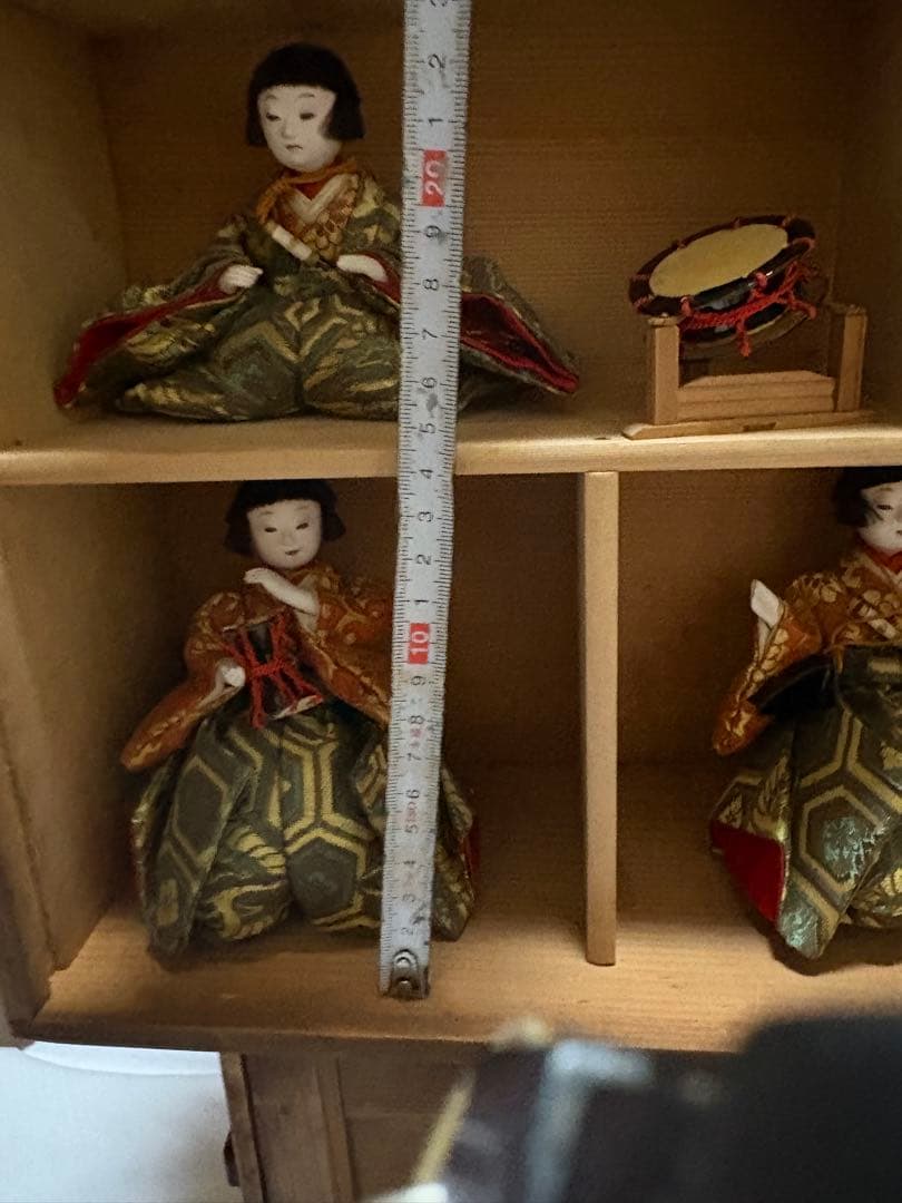 お雛様　木箱入り　時代もの