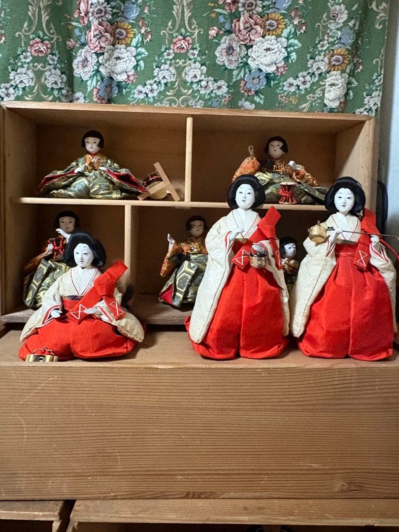 お雛様　木箱入り　時代もの