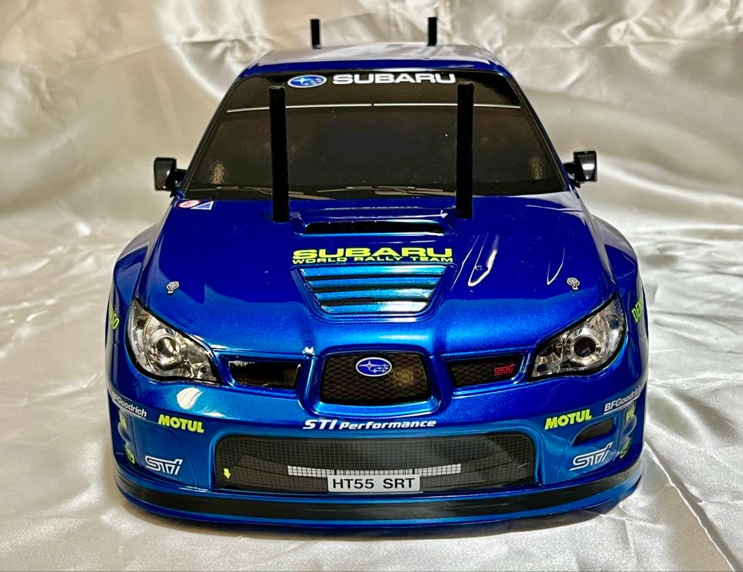 ボディー＆シャシー（タミヤ TT02）インプレッサ ペター・ソルベルグ