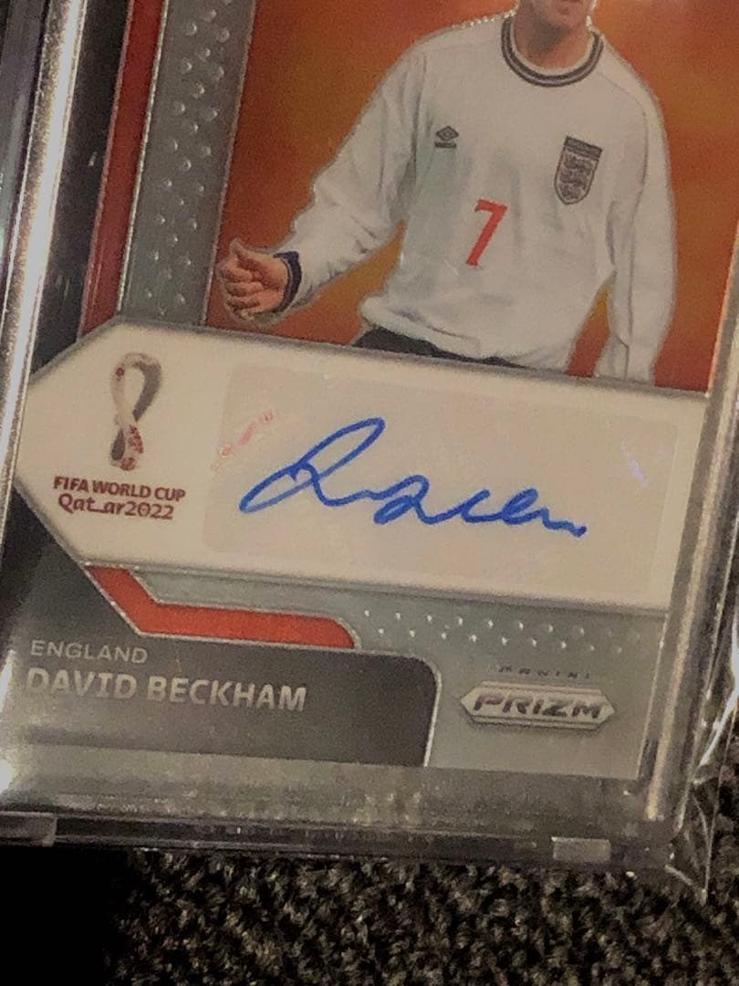 22 PANINI PRIZM ベッカム直筆サインカード