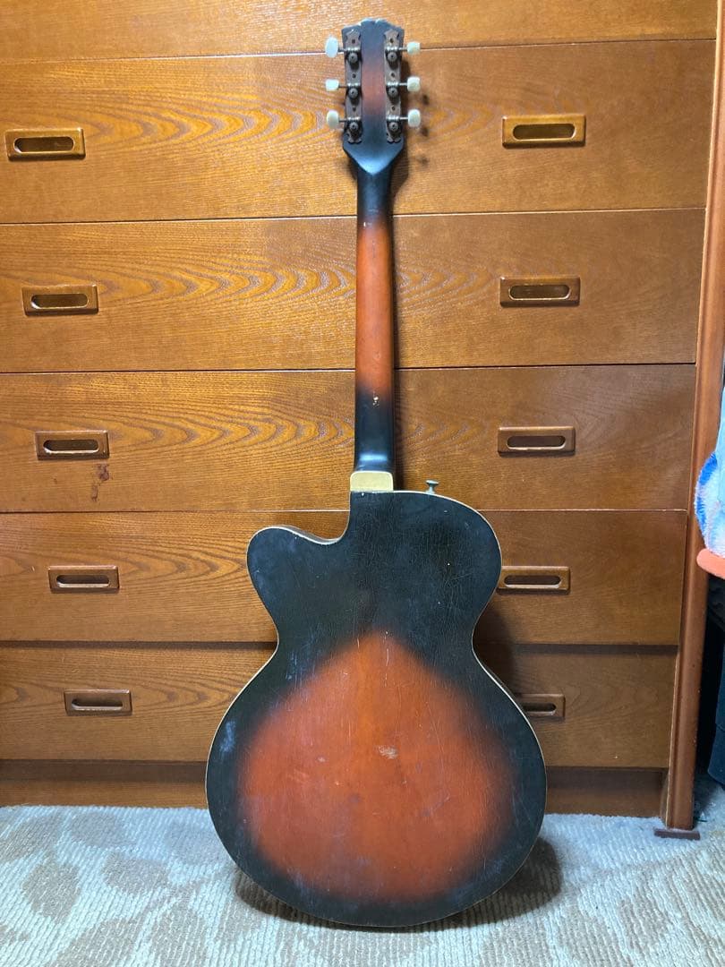 値下げ、ジャパンヴィンテージ 60年代フルアコタイプ(TEISCO製の可能性大)