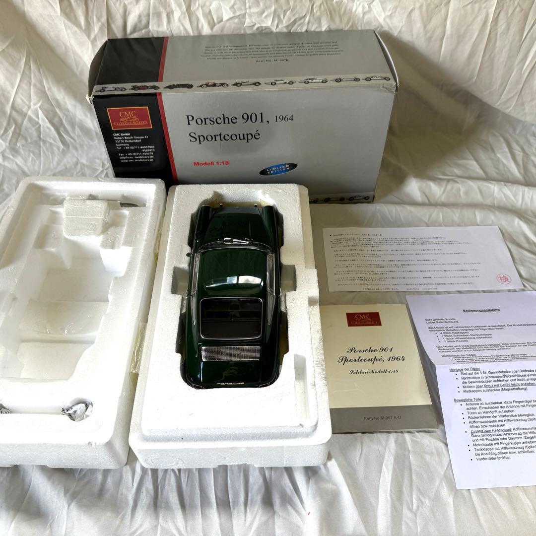 ミニカー CMC Porsche 901 , 1964 Sportcoupe 1:18