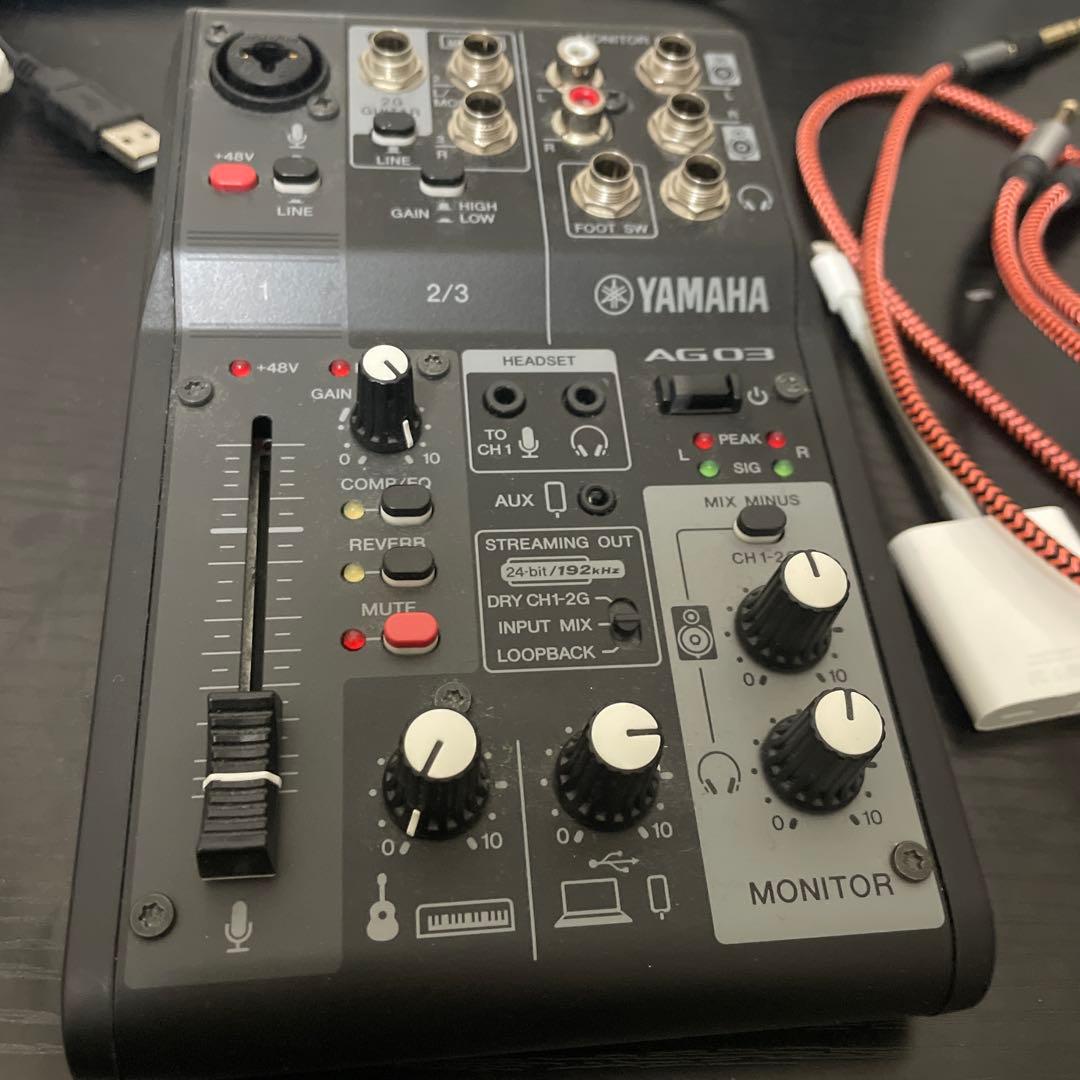 YAMAHA AG03MK2 オーディオインターフェイス 本体