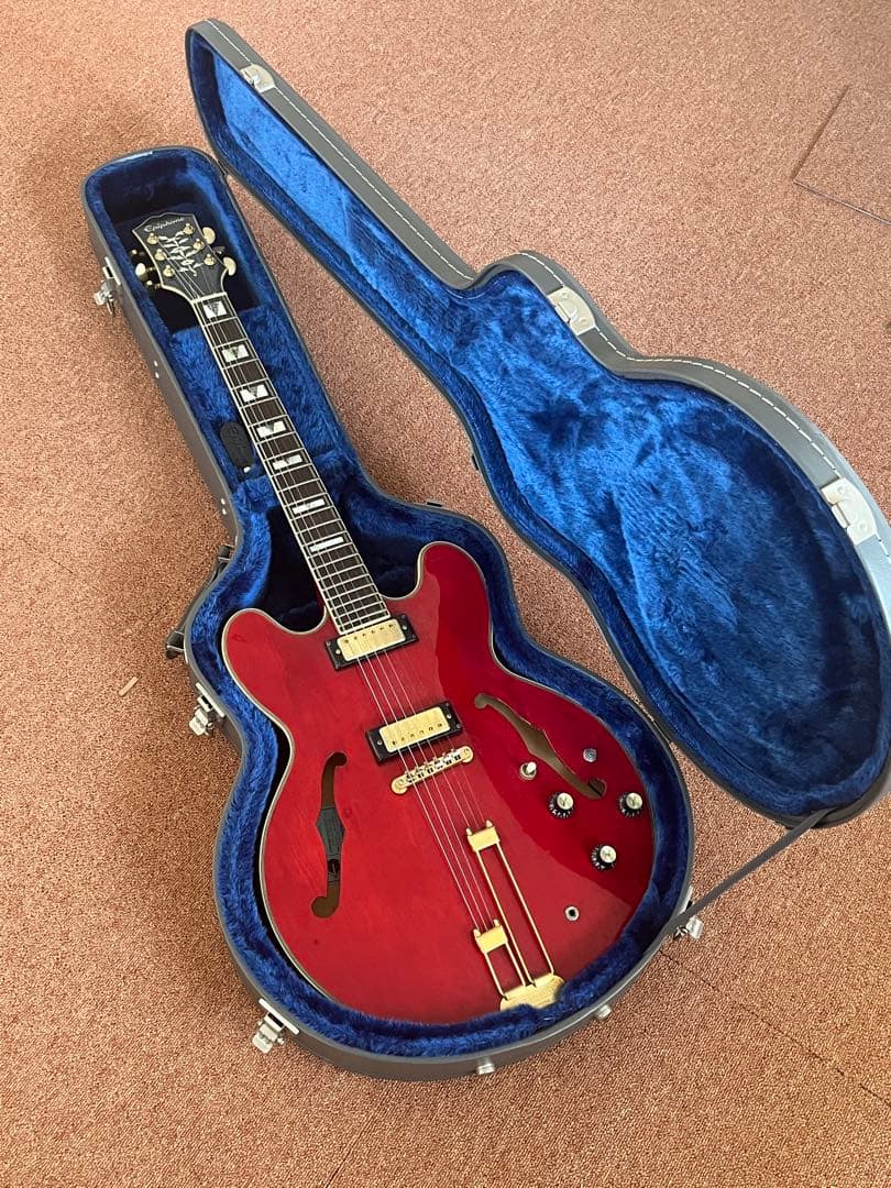 Epiphone Sheraton 美品 ハードケース付属 E212TV