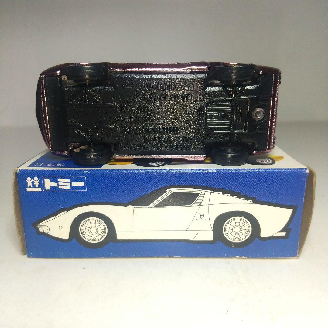 (3817)トミカ 青箱 日本製 ランボルギーニ ミウラ SV