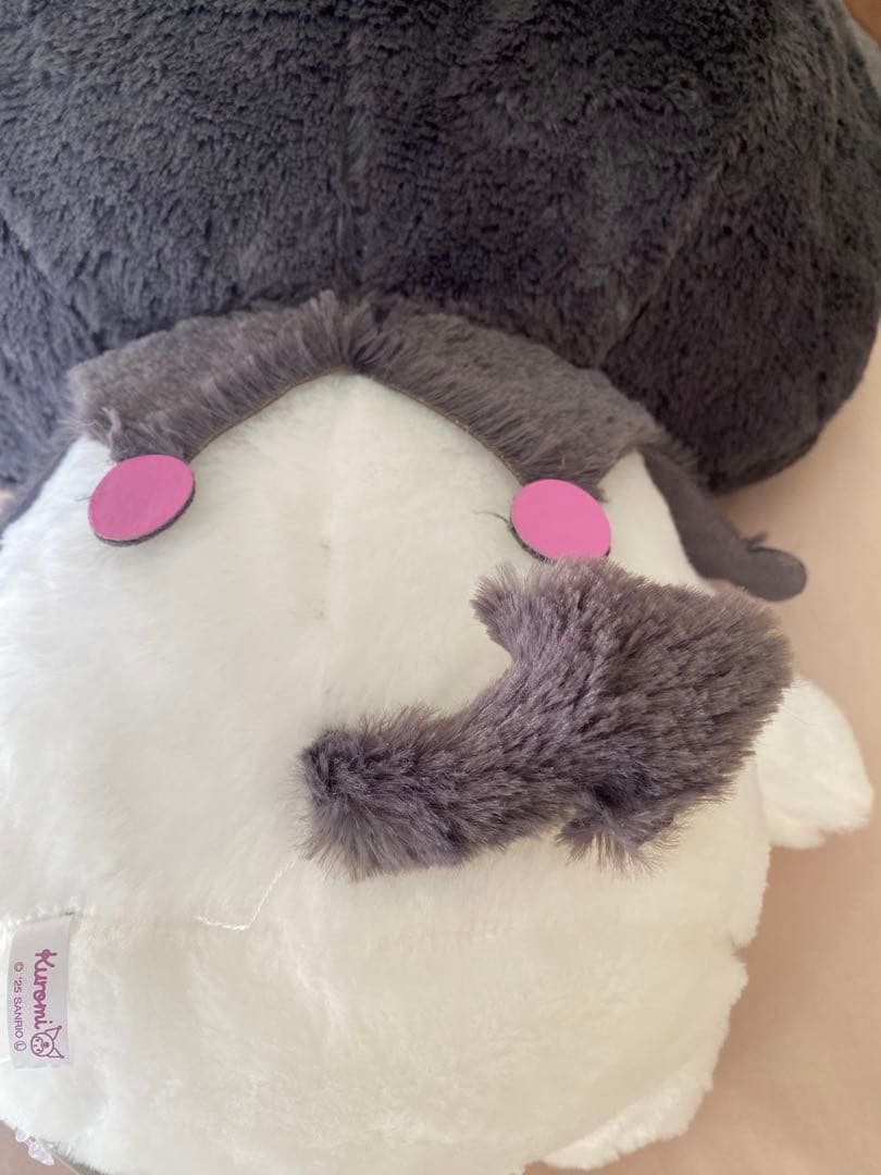 ビッグKuromi マイメロディ ぬいぐるみ スカル帽子 50cm