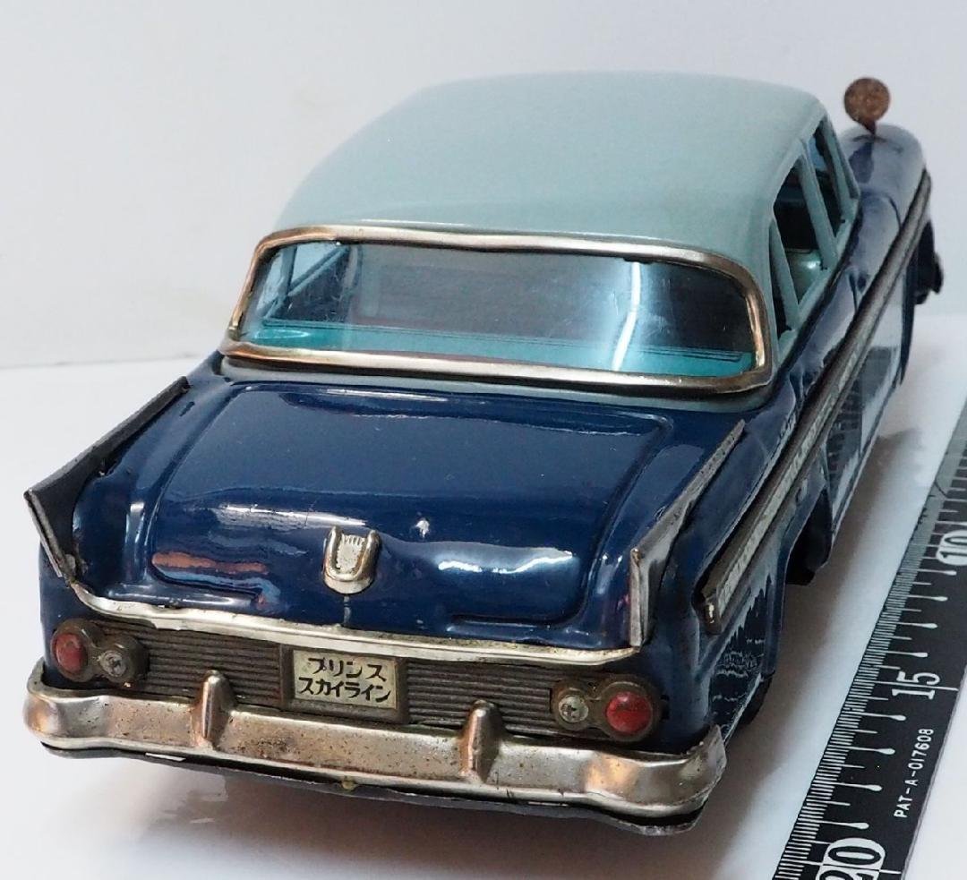 萬代屋【初代プリンス スカイライン BLSID-3青ホイル1個交換】ブリキ自動車