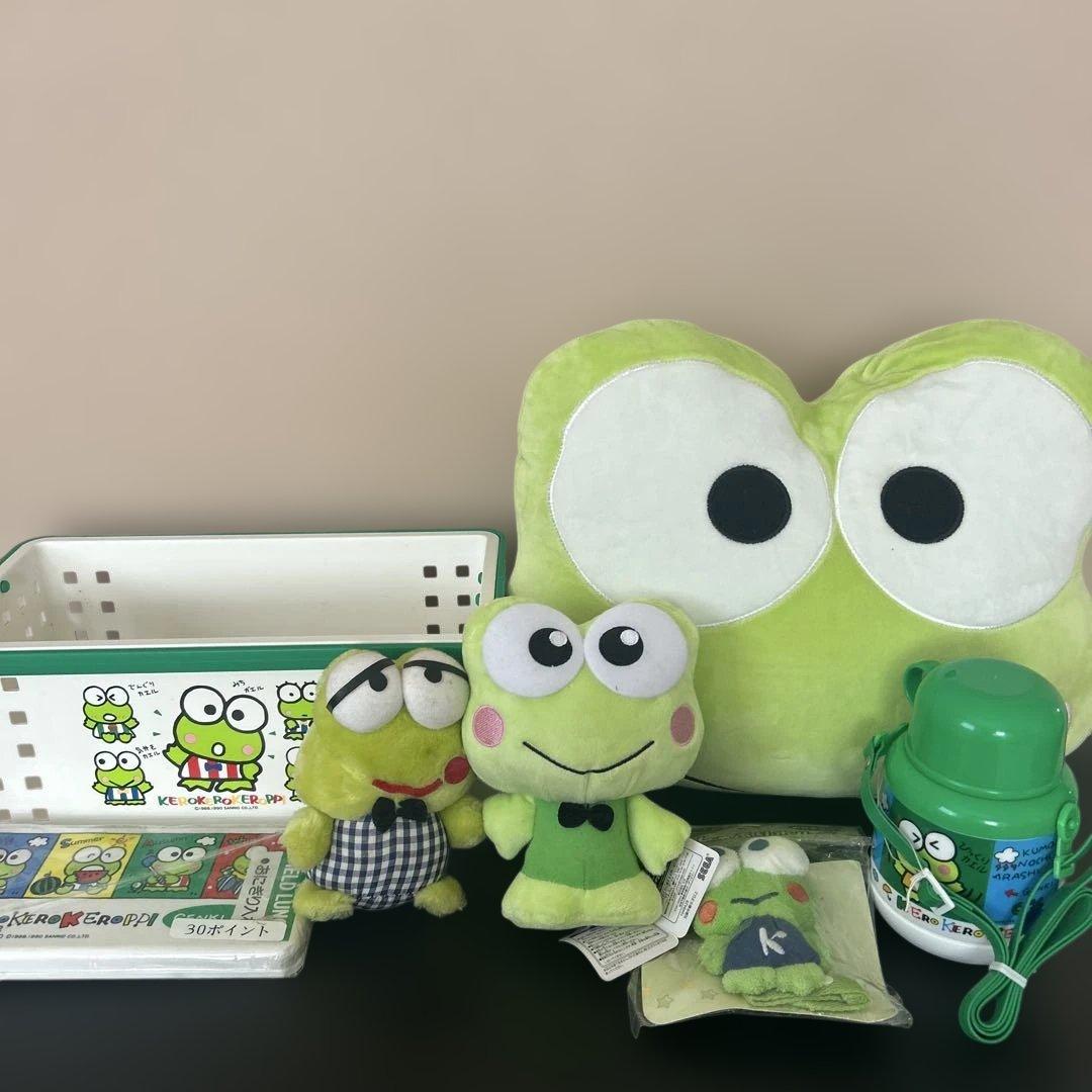 けろけろけろっぴ　クッション　かご　水筒　ぬいぐるみ　セット　まとめ売り　レトロ