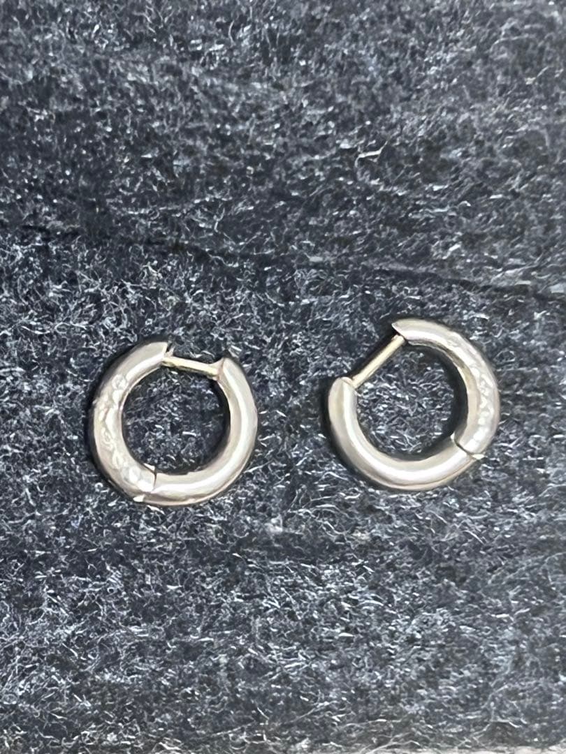 hum ハムエタ ピアス K18ホワイトゴールド