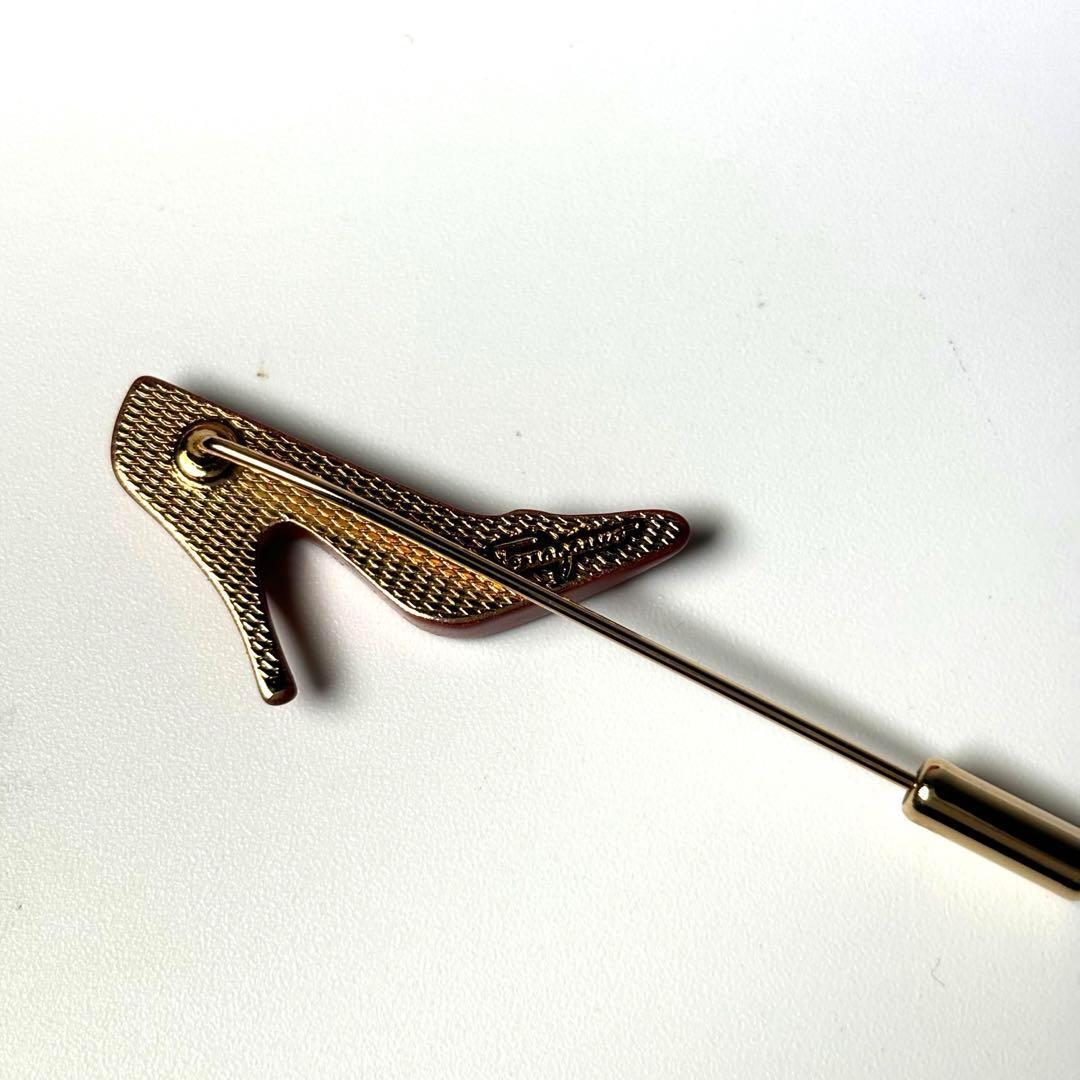 ✨️極美品✨️サルヴァトーレ フェラガモ ブローチ ハイヒール 箱付き