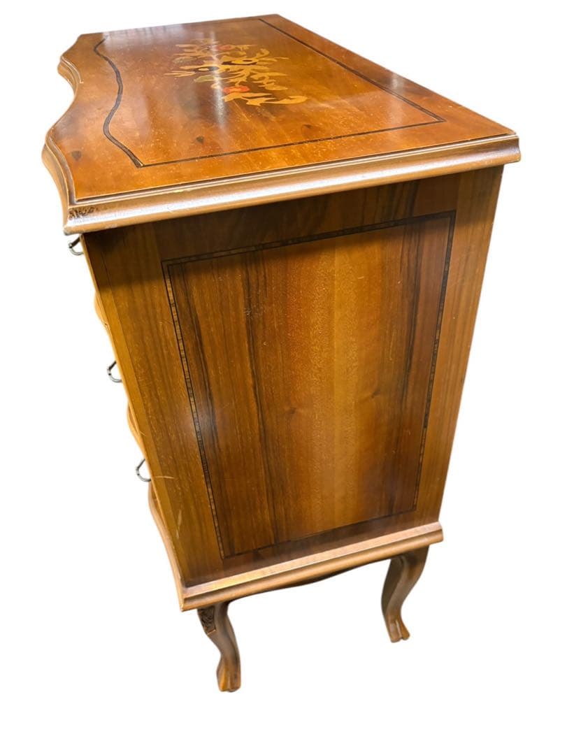 ■イタリア製　象嵌　猫脚　チェスト　タンス