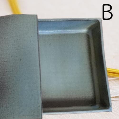 希少【1点物】和食器▷正方形深皿 フタ付 重箱一段 A ▶ほか