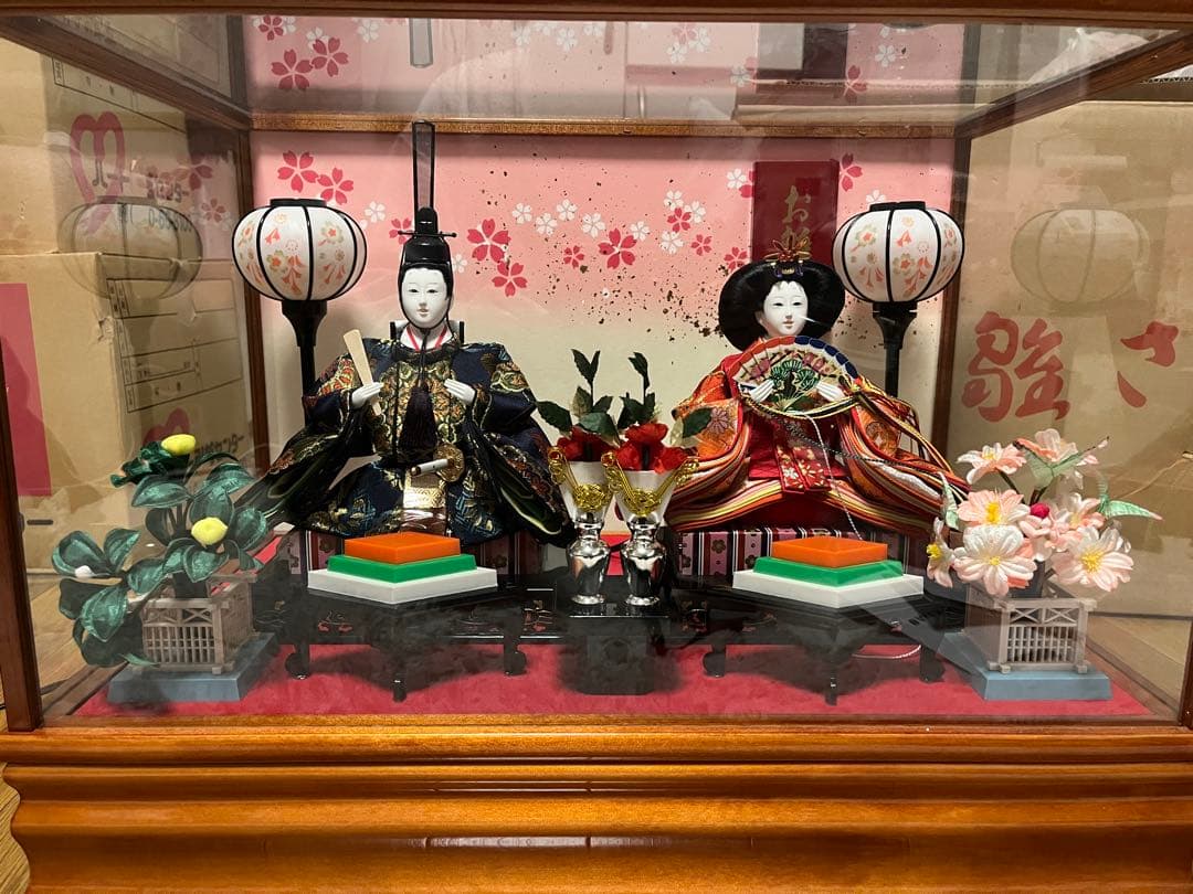 えびせん！定価30000円雛人形　オルゴール付き　ライトアップ　ひな祭り