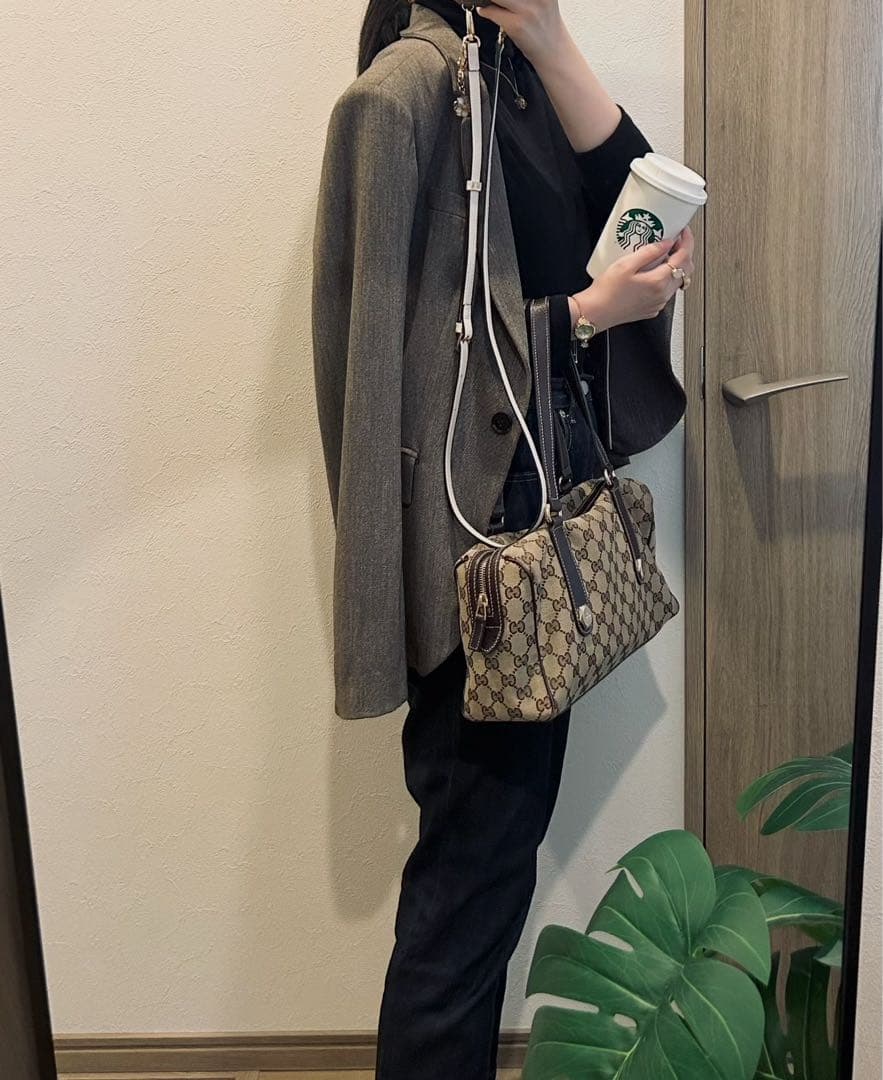 【早い者勝ち】GUCCI GGパターン ハンドバッグ