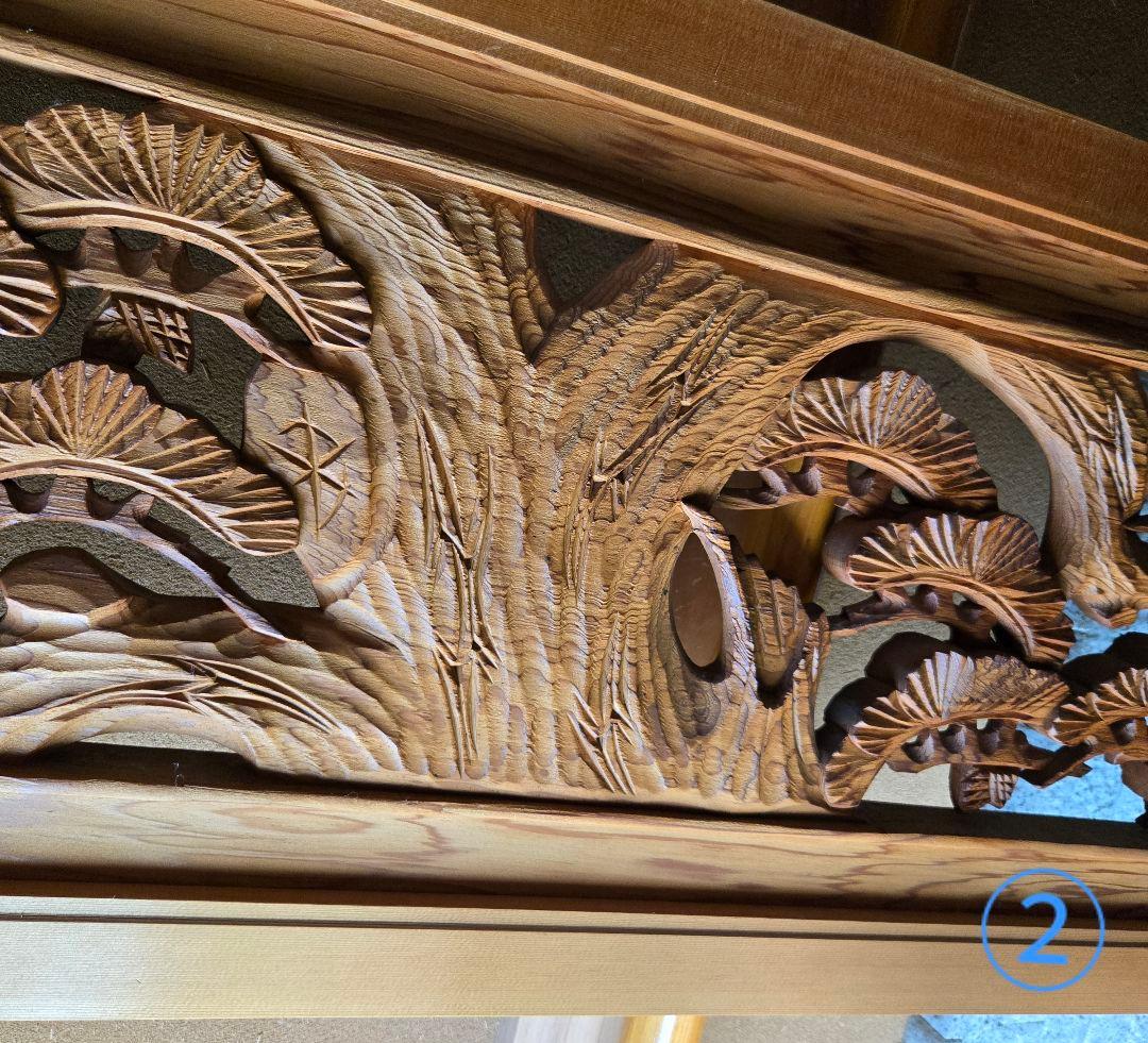 欄間 らん間 木製彫刻