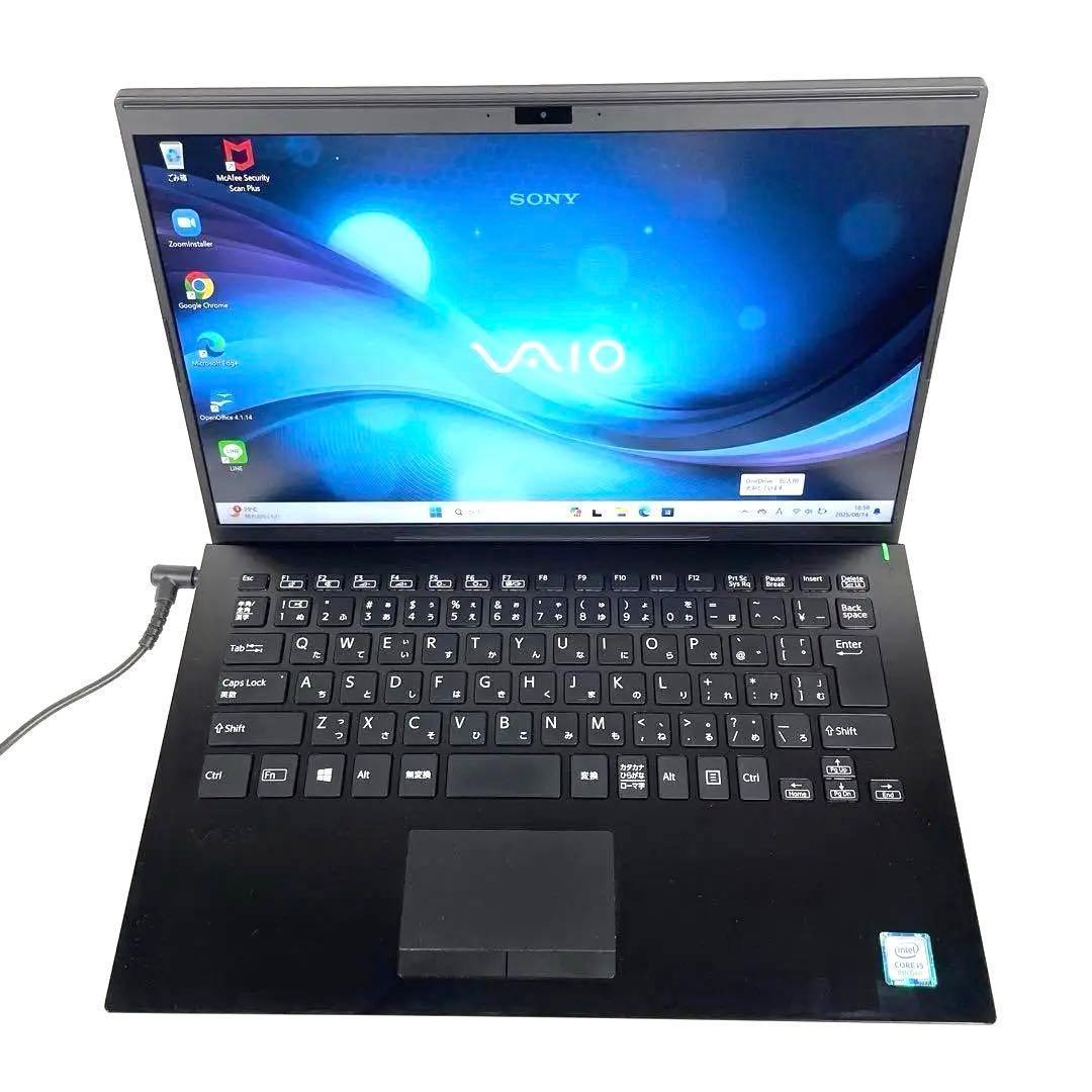 VAIO i5-第8世代SSD256/8GB Windows11 M113