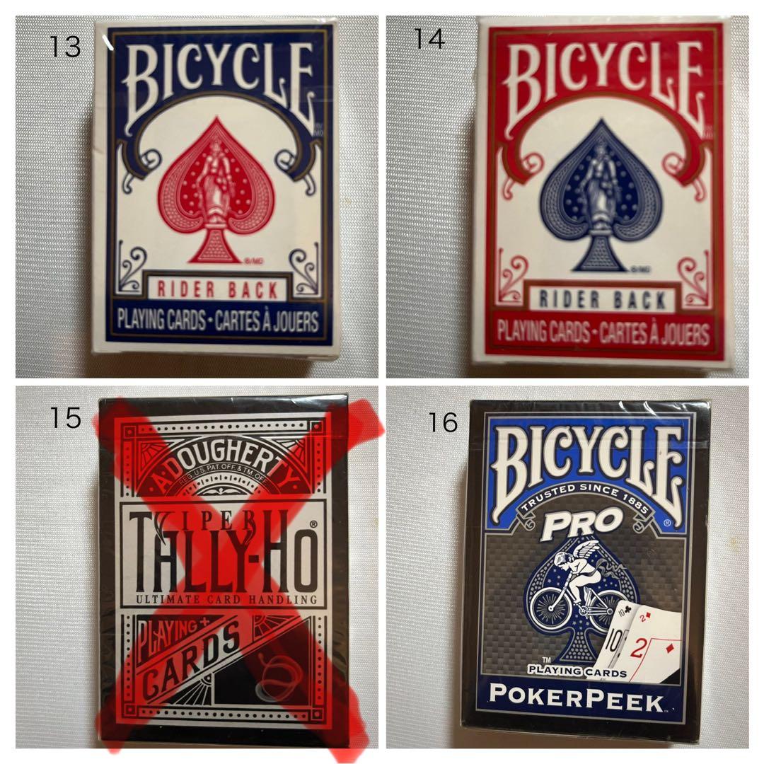 BICYCLE（バイスクル）などのトランプ （バラ売り可）