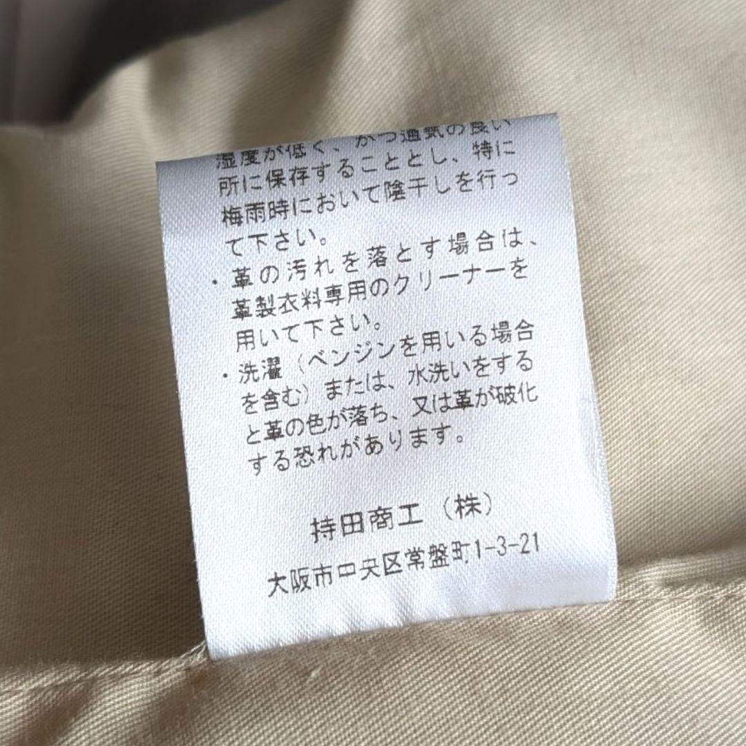 美品 LHP 斜めダブルジップ ラムレザー ライダースジャケット L ブラック