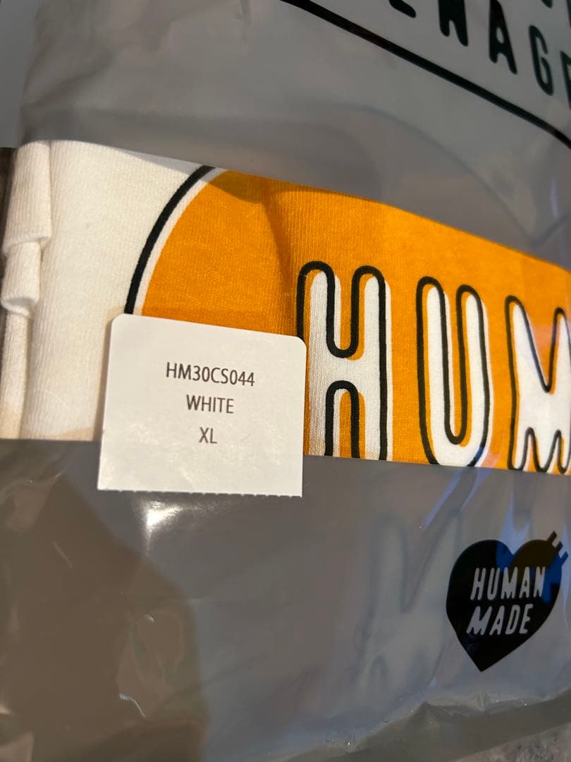HUMAN MADE Tシャツ XL ホワイト　ロンT