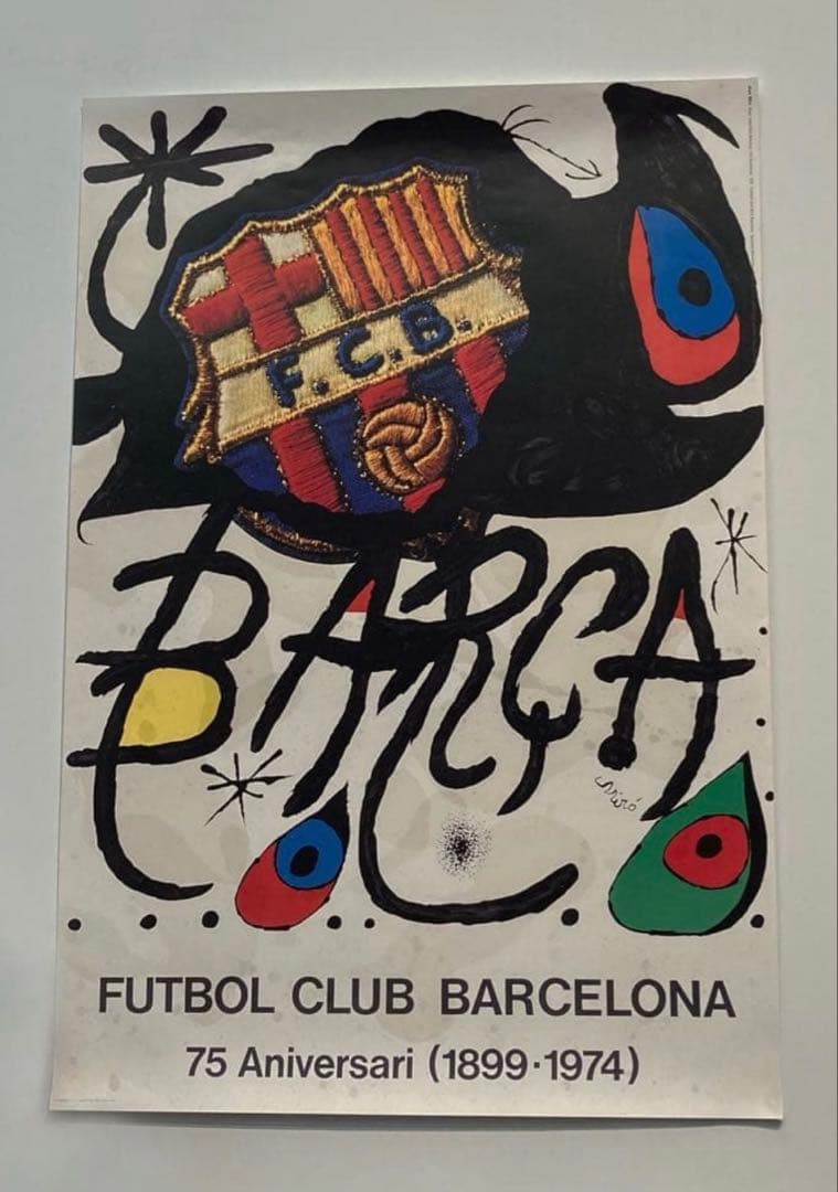 【即日発送】FC Barcelona 75 Aniversari ジョアン・ミロ