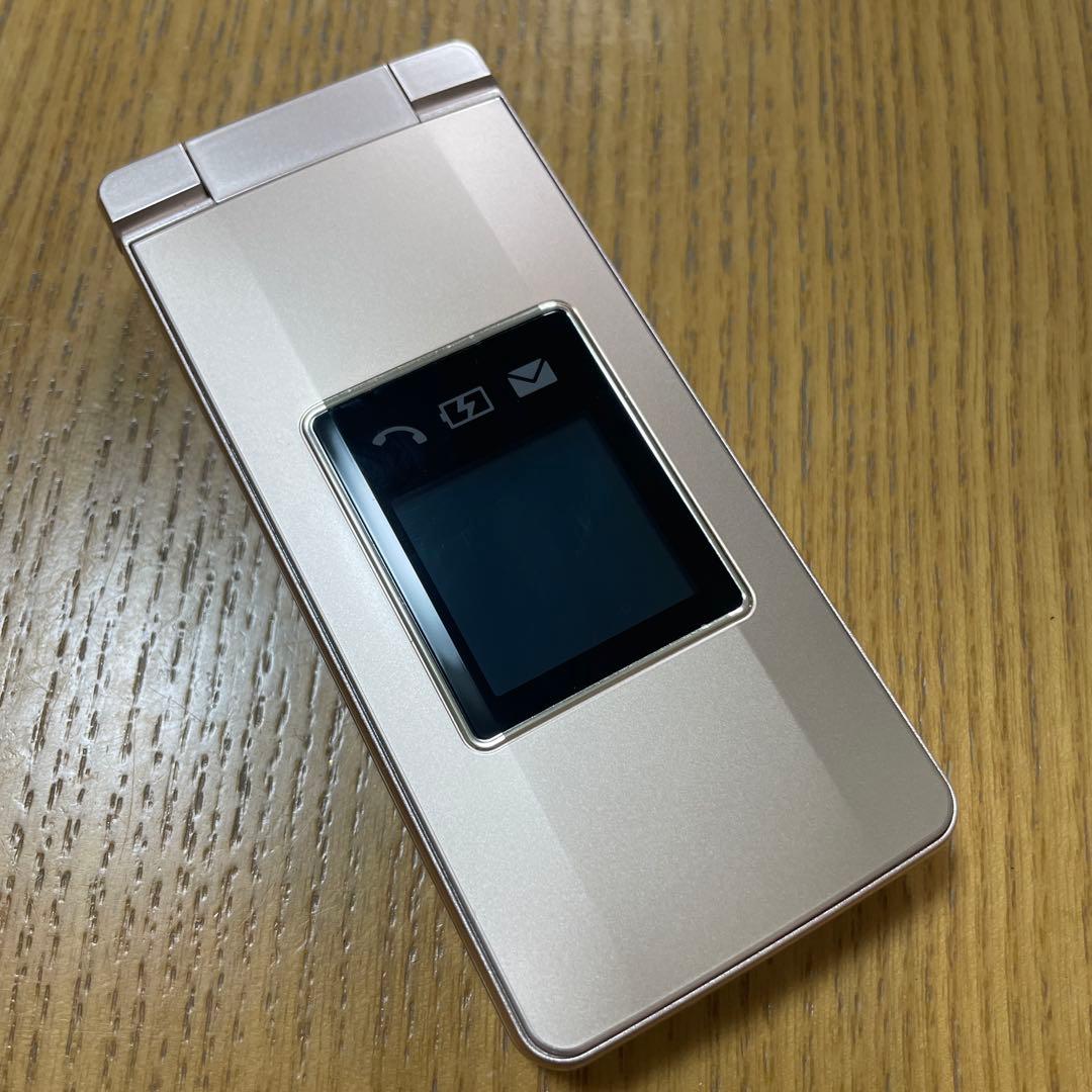 使用少 SIMフリー かんたん携帯11 ゴールド☆ A207SH ナノSIM