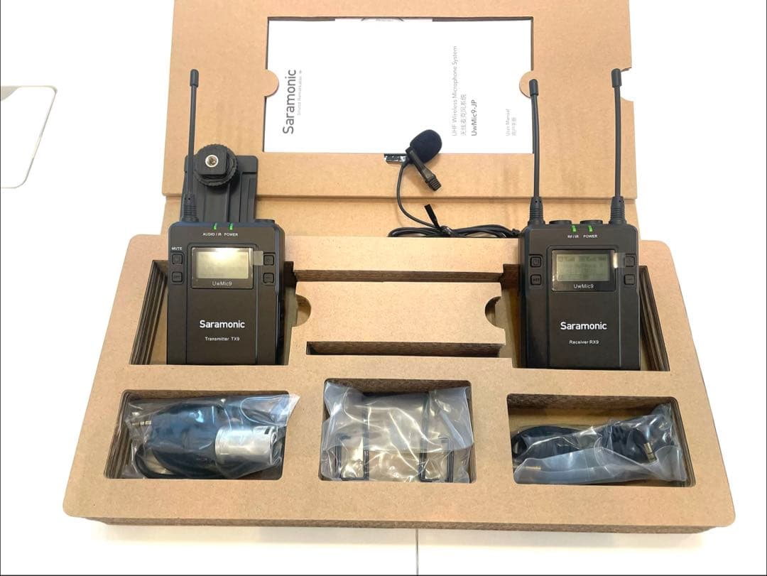 値下げ【新品・動作確認】Saramonic ワイヤレスマイク TX9/RX9