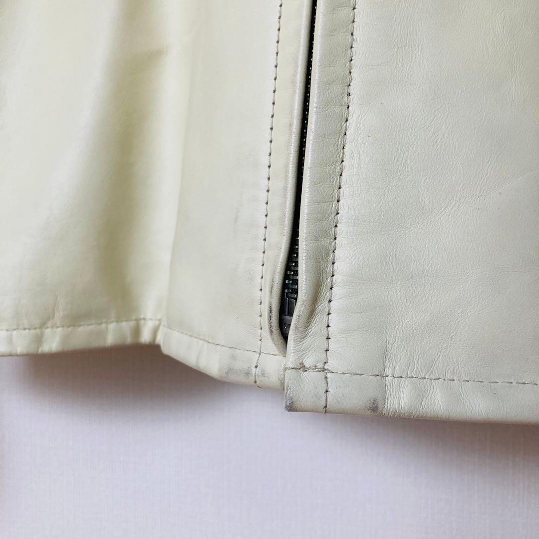 リューグーレザー 2ライン シングル ライダースジャケット