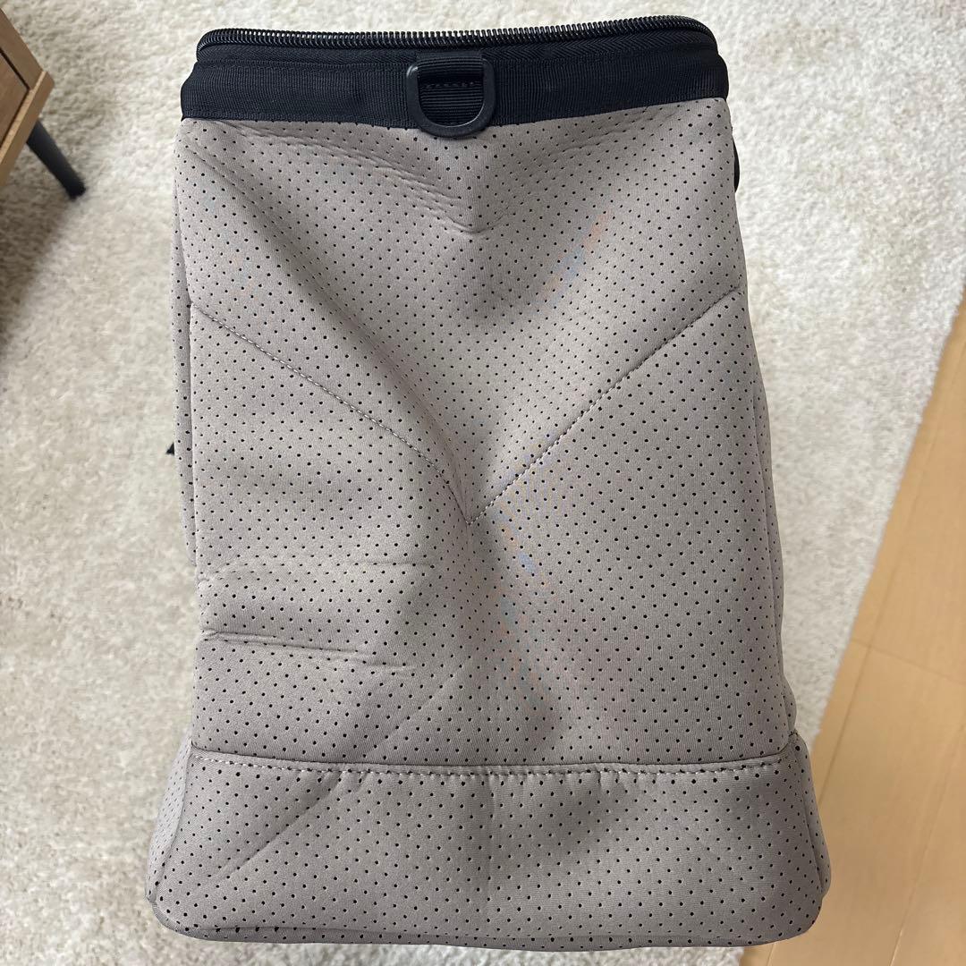 EDITAチャコールグレー ボストンバッグ 収納力抜群