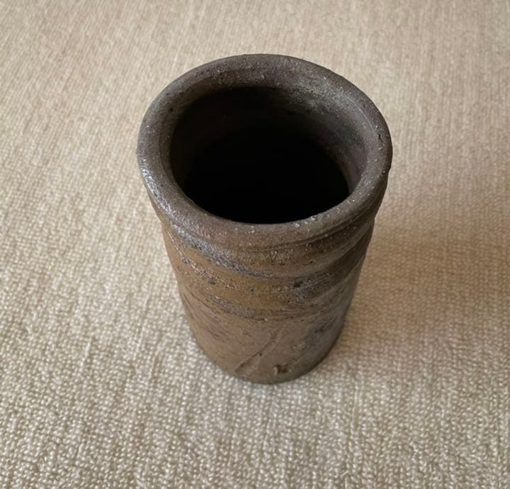 ⭐️未使用品⭐️備前焼　藤田龍峰　花入　花瓶