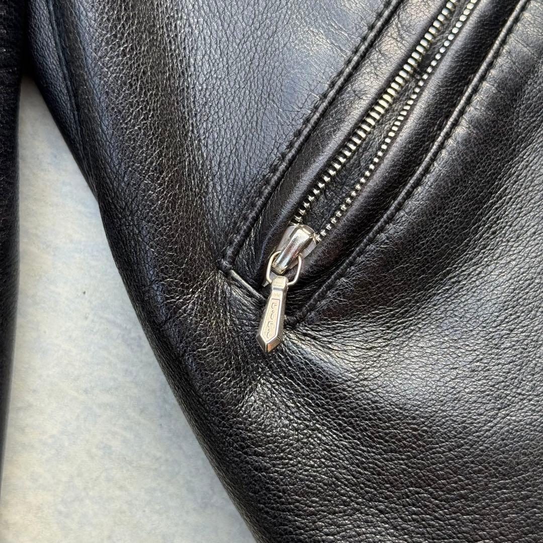 【サイズ2】90s agnès b special leather jacket