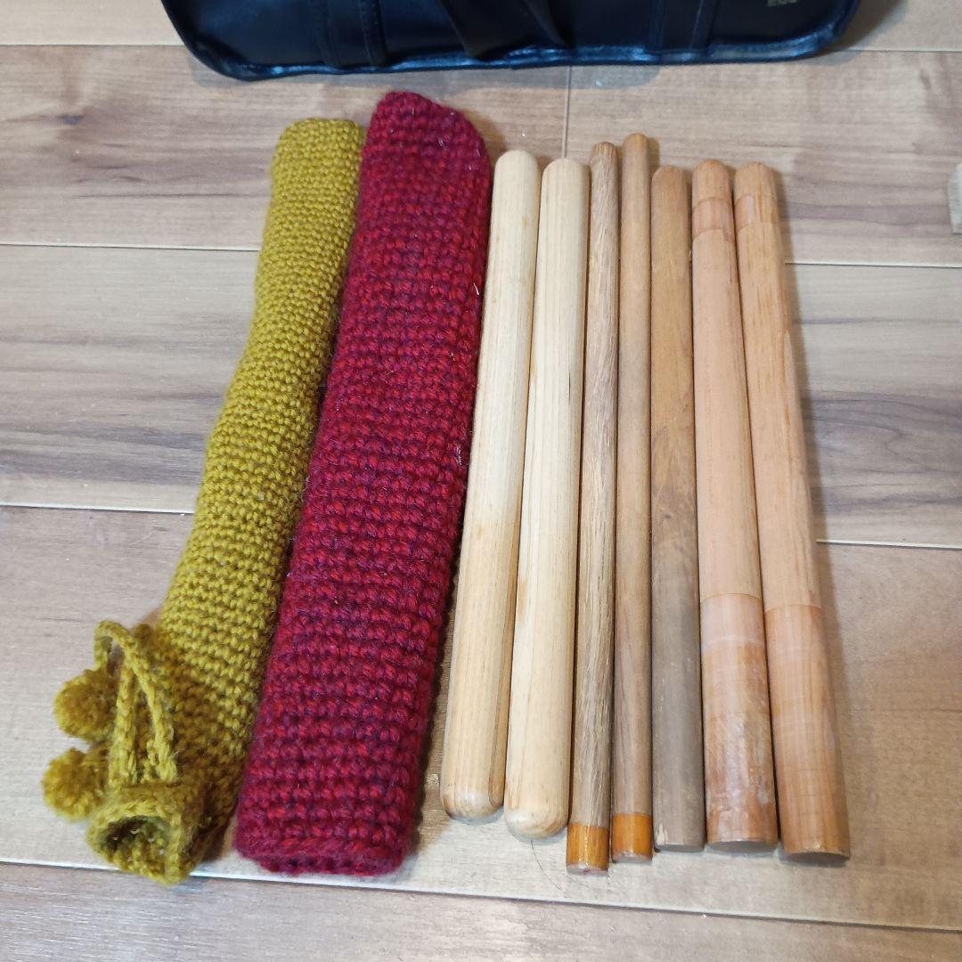 江戸 EDO 和太鼓 締太鼓 上折台付 バチ付 ケース付