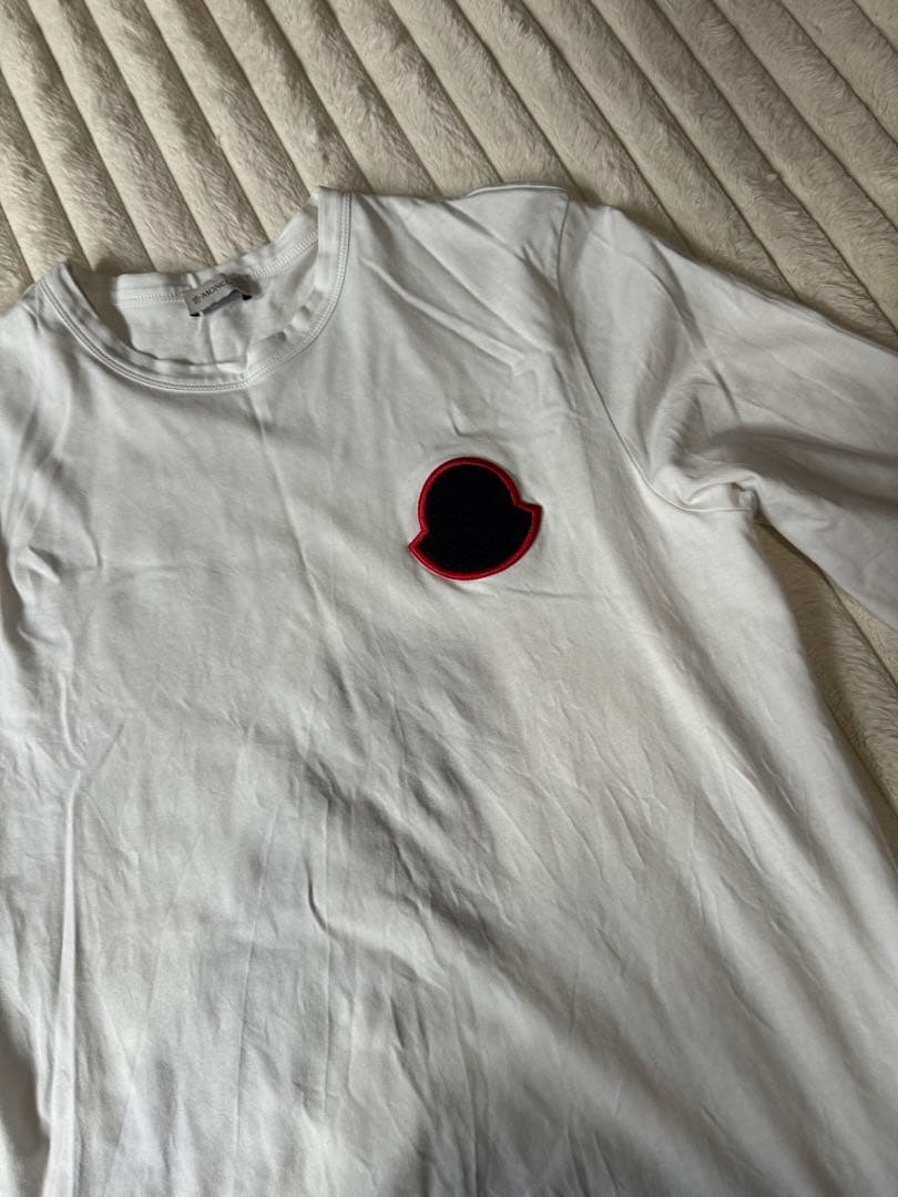 MONCLER ホワイトロンT L size