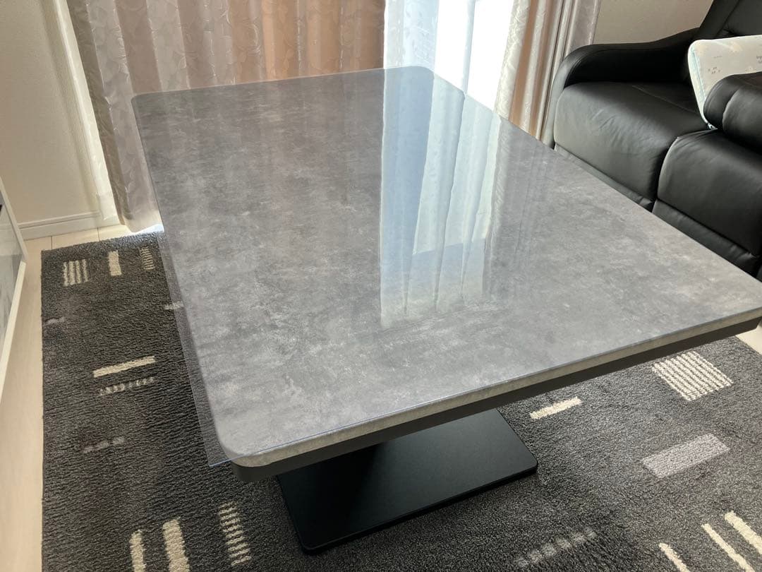 こたつテーブル　昇降式テーブルこたつ　グレー　 幅120 コタツ布団付き