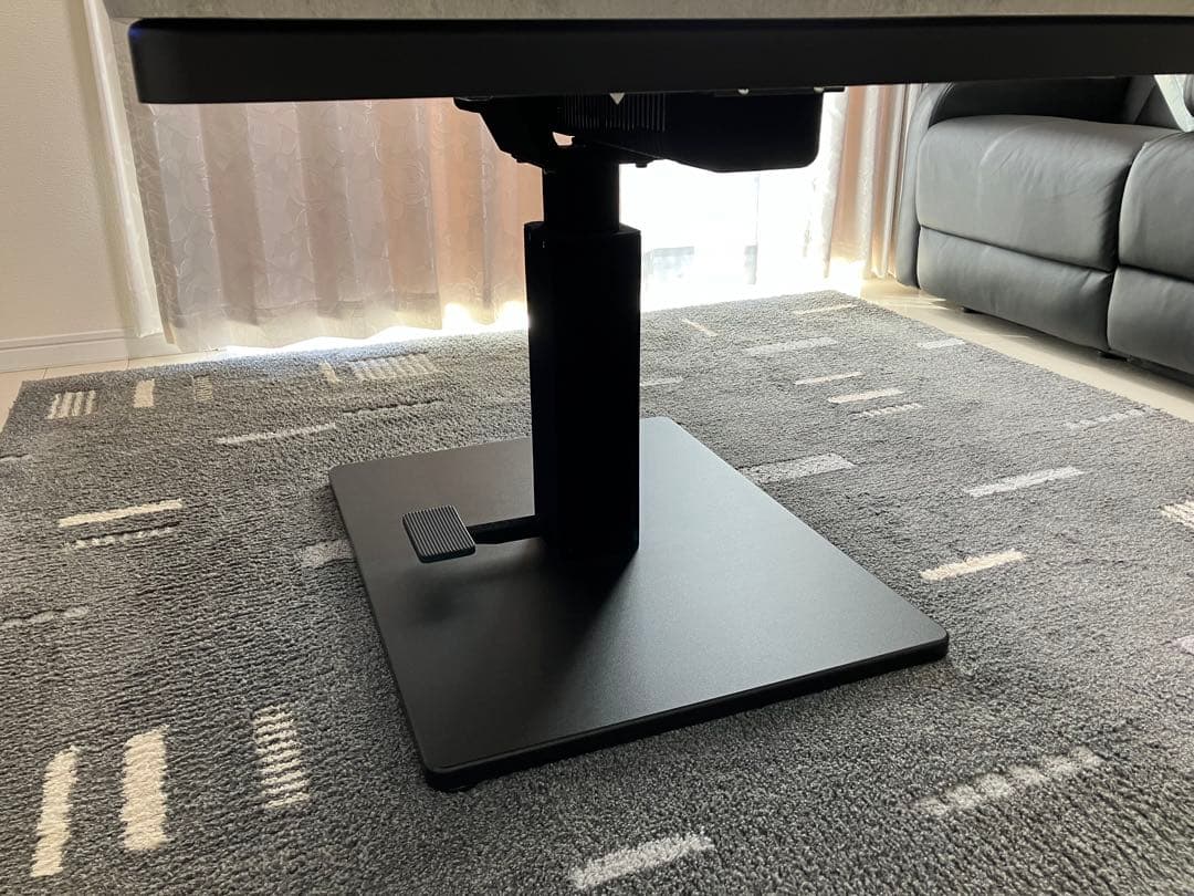 こたつテーブル　昇降式テーブルこたつ　グレー　 幅120 コタツ布団付き