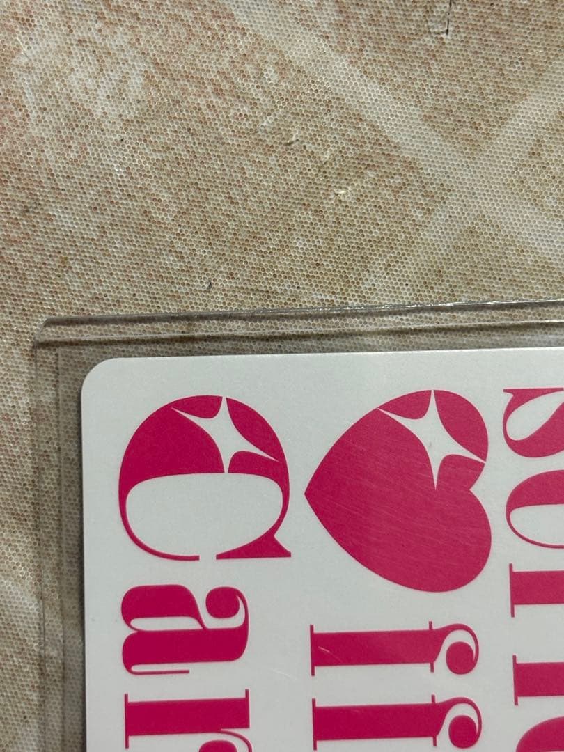 ラブライブ　ラブカ　日野下花帆　LLEサインカード