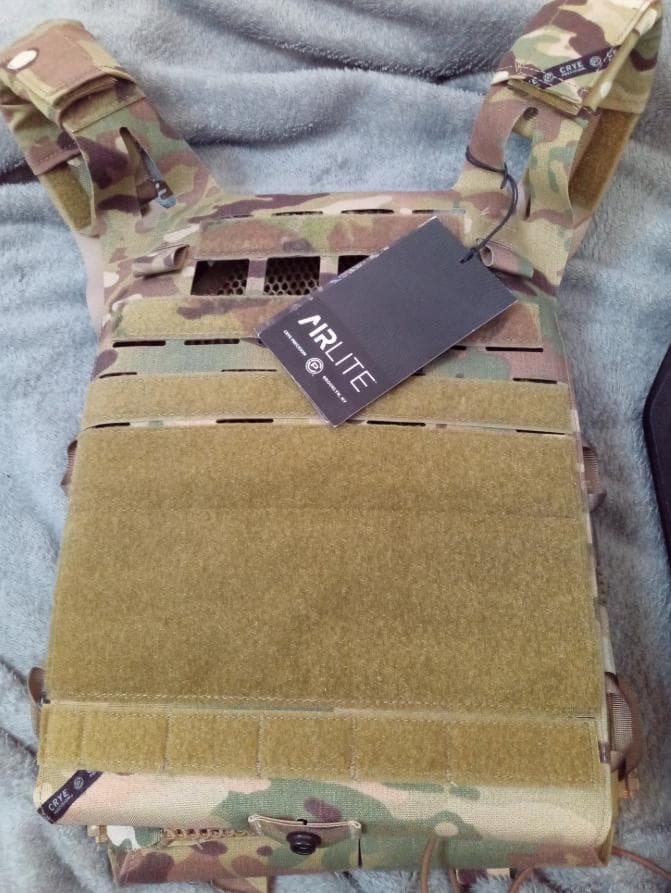 実物防弾プレート付き　crye spcセット