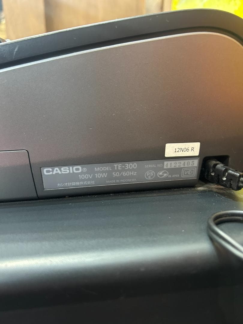 ★CASIO　レジスター　TE-300　初期化済み　訳あり品