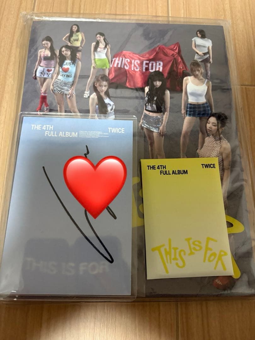 TWICE This Is For アメリカ サイン入り チェヨン