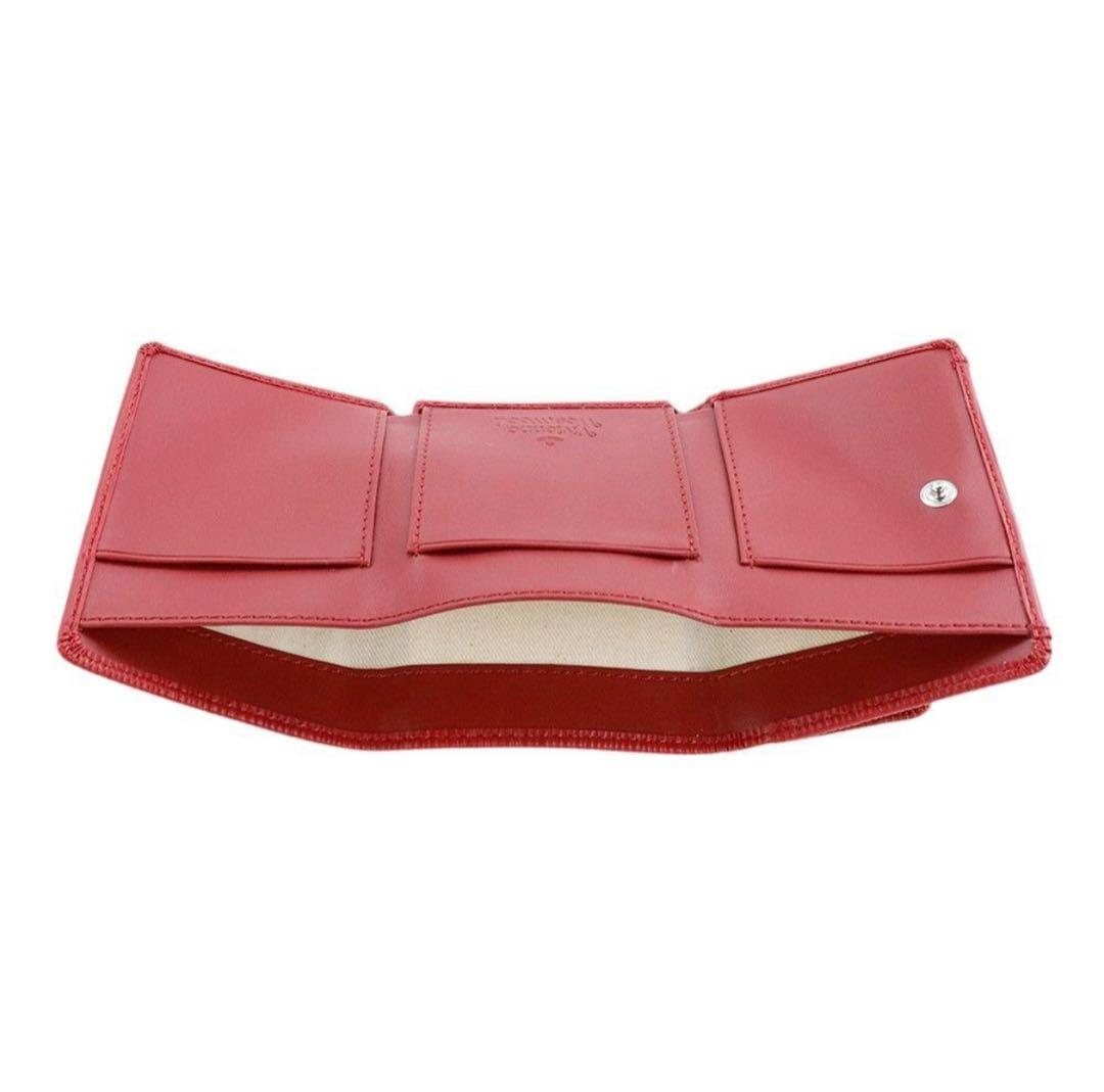 Vivienne Westwood 三つ折り財布 赤 銀マーク