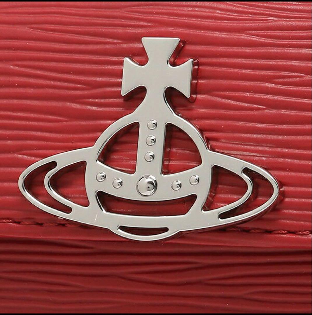 Vivienne Westwood 三つ折り財布 赤 銀マーク