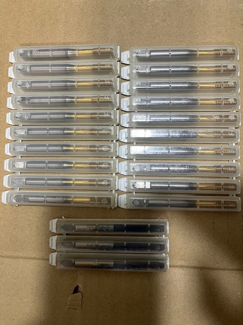 osgタップM6x1 TIN-NRT /B-HRT 23本セット