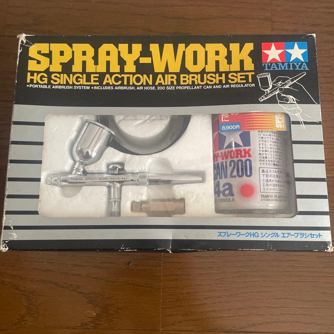 TAMIYA HGエアブラシセットとコンプレッサー
