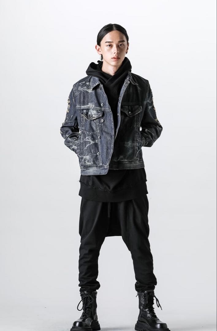 値下げ！超美品！！ユリウス24PREFWコットンスウェットシームドサルエルパンツ