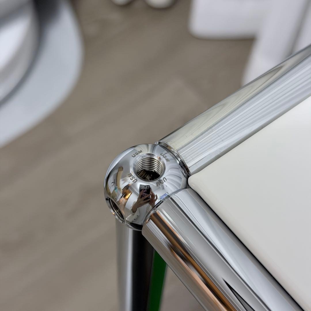 正規品 USMハラー　キャスター付きサイドテーブル ワゴン